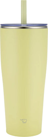 Zojirushi SX-HA89H-YM Stainless Tumbler with Straw 30 ounces Citron Yellow