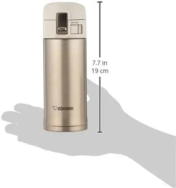 Zojirushi SM-KHE36NL Stainless Steel Mug, 12-Ounce, Champagne Gold