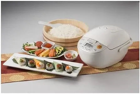 Zojirushi Nl AAC18 Micom Rice Cooker and Warmer, 10 Cup, 1.8 L | 10-Cup Micom Rice Cooker with Fuzzy-Logic, Steam Basket, Multiple Menu Settings, Keep-Warm, Made in Japan