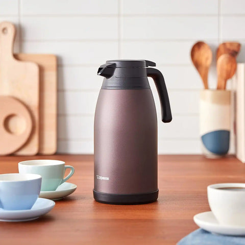 Zojirushi SH-RA19TA Stainless Steel Vacuum Carafe, 1.9 L, Brown